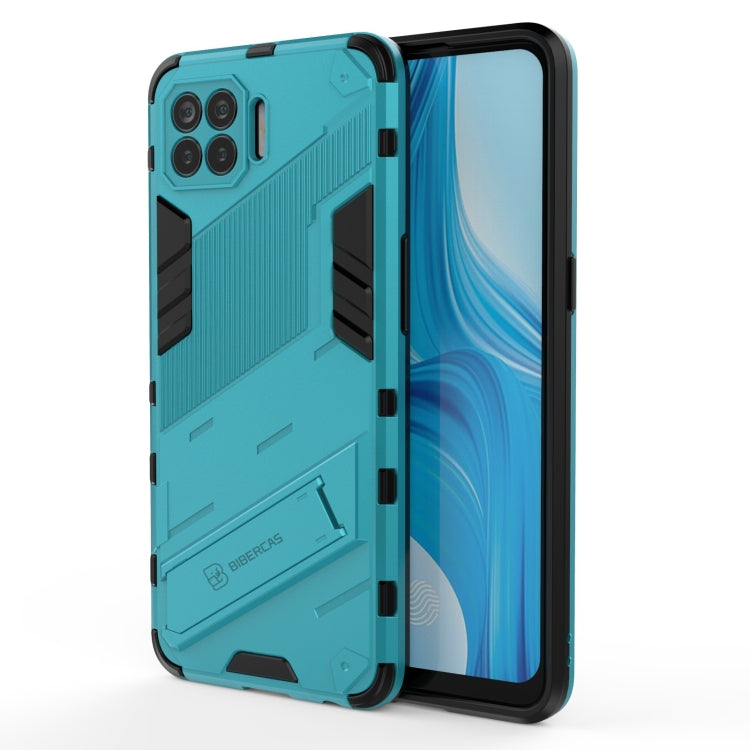 Punk Armor 2 in 1 PC + TPU Shockproof Case with Invisible Holder, For OPPO A93 5G, For OPPO A53 4G, For OPPO F17 Pro, For Realme C15, For Realme 7 Pro, For Realme 7, For OPPO Reno5 5G
