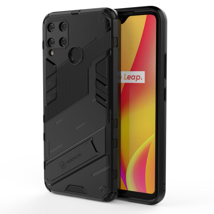 Punk Armor 2 in 1 PC + TPU Shockproof Case with Invisible Holder, For OPPO A93 5G, For OPPO A53 4G, For OPPO F17 Pro, For Realme C15, For Realme 7 Pro, For Realme 7, For OPPO Reno5 5G