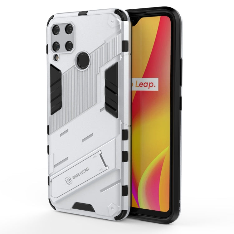 Punk Armor 2 in 1 PC + TPU Shockproof Case with Invisible Holder, For OPPO Reno5 Pro+, For Realme V15, For OPPO Realme C15, For OPPO Realme 7 Pro, For OPPO Realme 7, For OPPO Reno5 Pro, For OPPO Realme V15