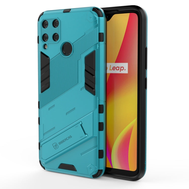 Punk Armor 2 in 1 PC + TPU Shockproof Case with Invisible Holder, For OPPO A93 5G, For OPPO A53 4G, For OPPO F17 Pro, For Realme C15, For Realme 7 Pro, For Realme 7, For OPPO Reno5 5G
