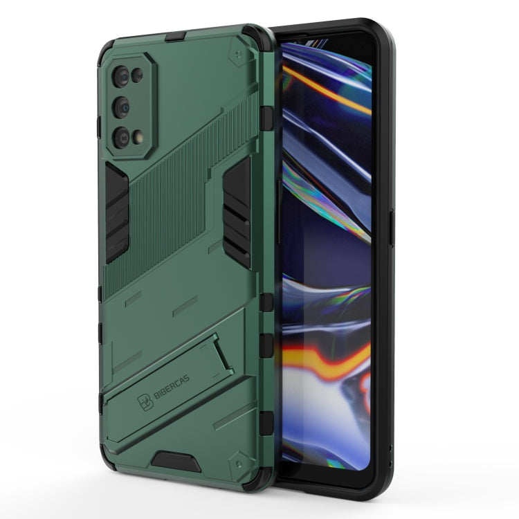 Punk Armor 2 in 1 PC + TPU Shockproof Case with Invisible Holder, For OPPO Reno5 Pro+, For Realme V15, For OPPO Realme C15, For OPPO Realme 7 Pro, For OPPO Realme 7, For OPPO Reno5 Pro, For OPPO Realme V15