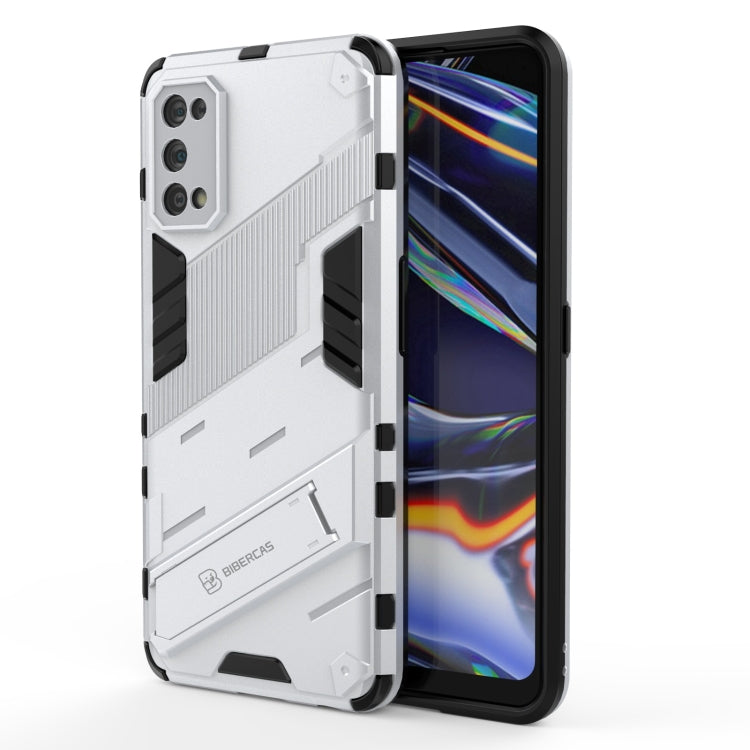 Punk Armor 2 in 1 PC + TPU Shockproof Case with Invisible Holder, For OPPO Reno5 Pro+, For Realme V15, For OPPO Realme C15, For OPPO Realme 7 Pro, For OPPO Realme 7, For OPPO Reno5 Pro, For OPPO Realme V15