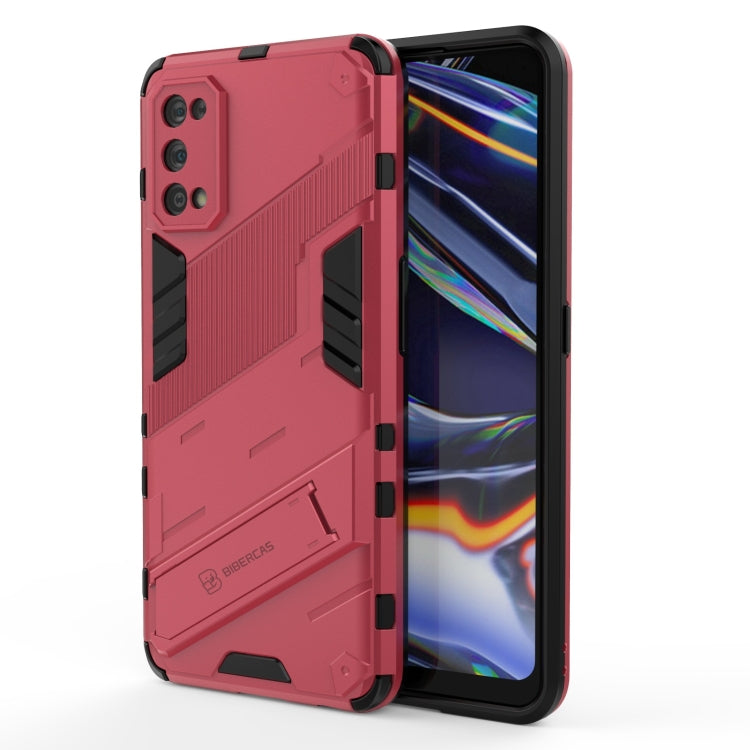 Punk Armor 2 in 1 PC + TPU Shockproof Case with Invisible Holder, For OPPO A93 5G, For OPPO A53 4G, For OPPO F17 Pro, For Realme C15, For Realme 7 Pro, For Realme 7, For OPPO Reno5 5G