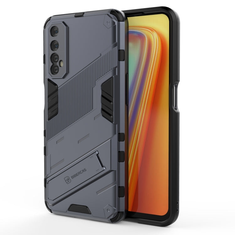 Punk Armor 2 in 1 PC + TPU Shockproof Case with Invisible Holder, For OPPO Reno5 Pro+, For Realme V15, For OPPO Realme C15, For OPPO Realme 7 Pro, For OPPO Realme 7, For OPPO Reno5 Pro, For OPPO Realme V15