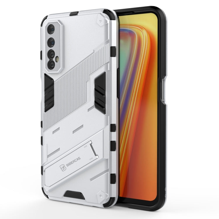 Punk Armor 2 in 1 PC + TPU Shockproof Case with Invisible Holder, For OPPO Reno5 Pro+, For Realme V15, For OPPO Realme C15, For OPPO Realme 7 Pro, For OPPO Realme 7, For OPPO Reno5 Pro, For OPPO Realme V15