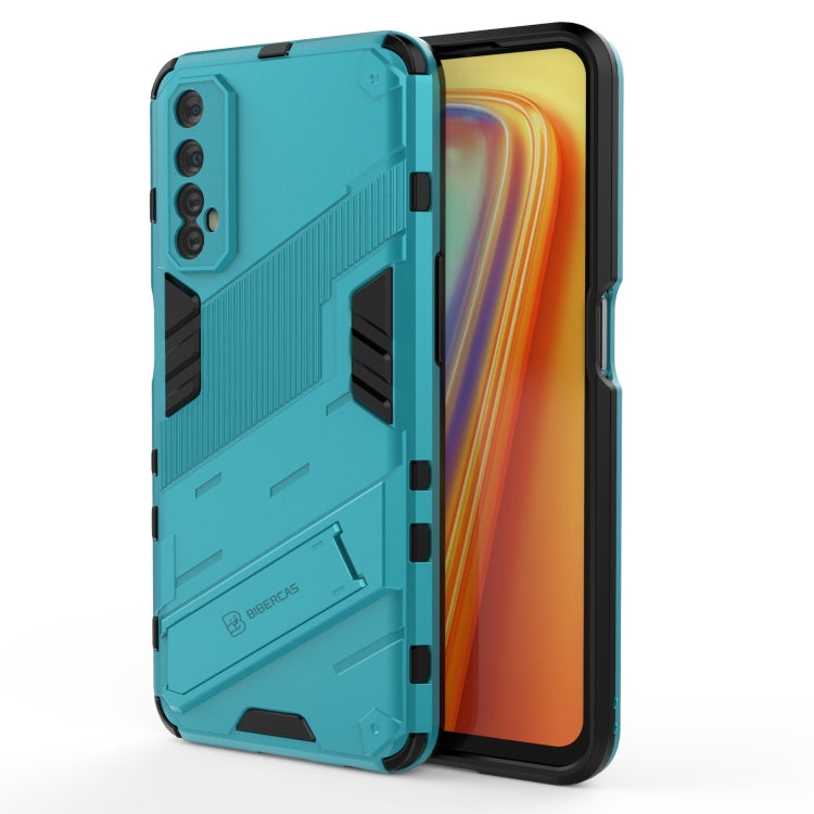 Punk Armor 2 in 1 PC + TPU Shockproof Case with Invisible Holder, For OPPO A93 5G, For OPPO A53 4G, For OPPO F17 Pro, For Realme C15, For Realme 7 Pro, For Realme 7, For OPPO Reno5 5G