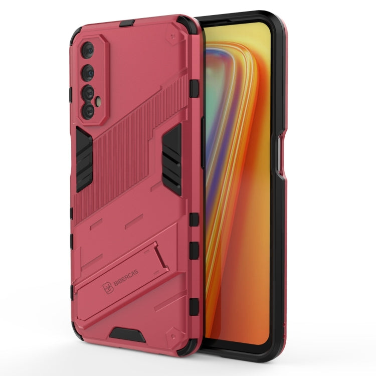Punk Armor 2 in 1 PC + TPU Shockproof Case with Invisible Holder, For OPPO A93 5G, For OPPO A53 4G, For OPPO F17 Pro, For Realme C15, For Realme 7 Pro, For Realme 7, For OPPO Reno5 5G