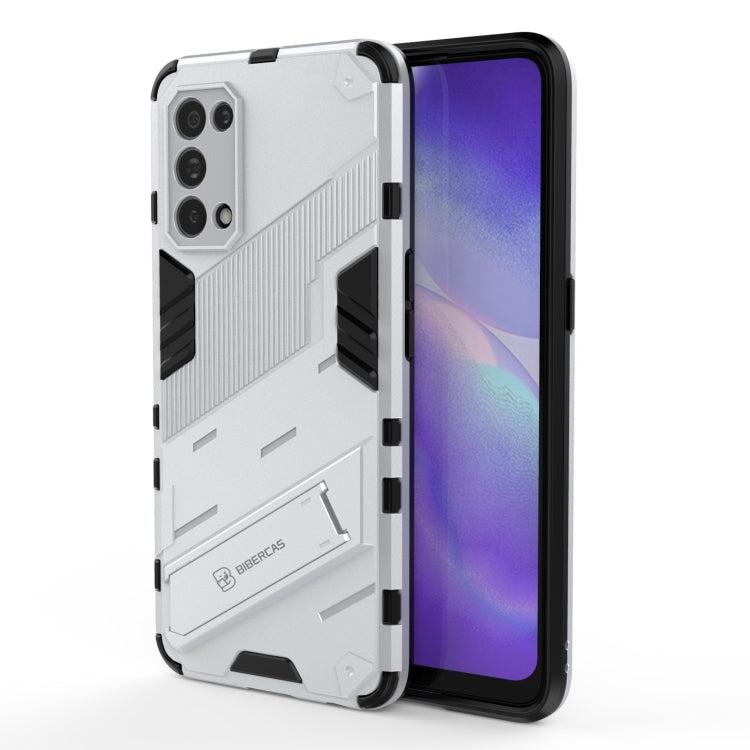 Punk Armor 2 in 1 PC + TPU Shockproof Case with Invisible Holder, For OPPO A93 5G, For OPPO A53 4G, For OPPO F17 Pro, For Realme C15, For Realme 7 Pro, For Realme 7, For OPPO Reno5 5G