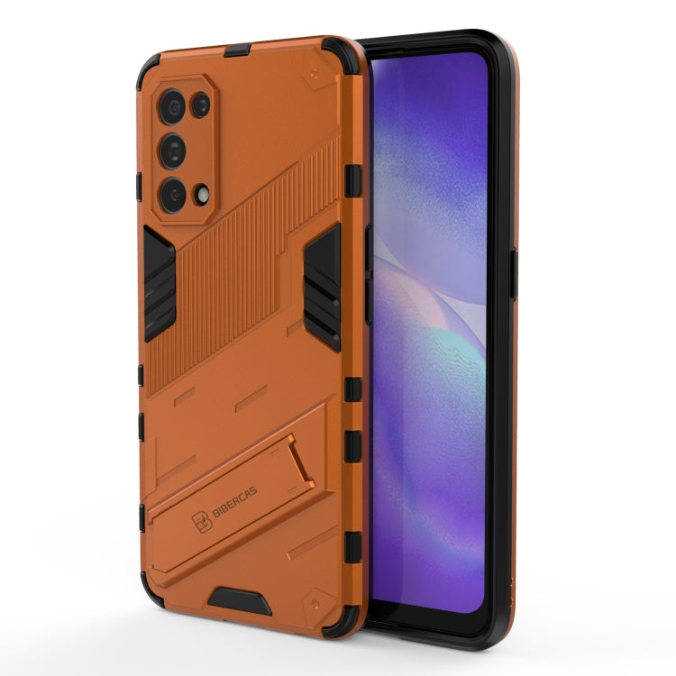 Punk Armor 2 in 1 PC + TPU Shockproof Case with Invisible Holder, For OPPO A93 5G, For OPPO A53 4G, For OPPO F17 Pro, For Realme C15, For Realme 7 Pro, For Realme 7, For OPPO Reno5 5G