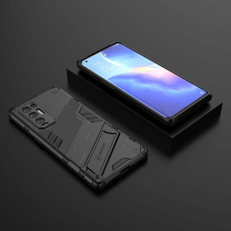 Punk Armor 2 in 1 PC + TPU Shockproof Case with Invisible Holder, For OPPO Reno5 Pro+, For Realme V15, For OPPO Realme C15, For OPPO Realme 7 Pro, For OPPO Realme 7, For OPPO Reno5 Pro, For OPPO Realme V15