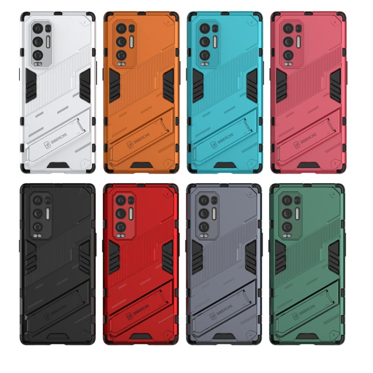 Punk Armor 2 in 1 PC + TPU Shockproof Case with Invisible Holder, For OPPO Reno5 Pro+, For Realme V15, For OPPO Realme C15, For OPPO Realme 7 Pro, For OPPO Realme 7, For OPPO Reno5 Pro, For OPPO Realme V15