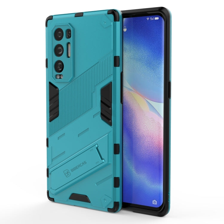 Punk Armor 2 in 1 PC + TPU Shockproof Case with Invisible Holder, For OPPO Reno5 Pro+, For Realme V15, For OPPO Realme C15, For OPPO Realme 7 Pro, For OPPO Realme 7, For OPPO Reno5 Pro, For OPPO Realme V15