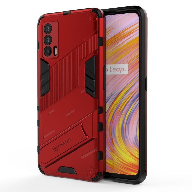 Punk Armor 2 in 1 PC + TPU Shockproof Case with Invisible Holder, For OPPO Reno5 Pro+, For Realme V15, For OPPO Realme C15, For OPPO Realme 7 Pro, For OPPO Realme 7, For OPPO Reno5 Pro, For OPPO Realme V15