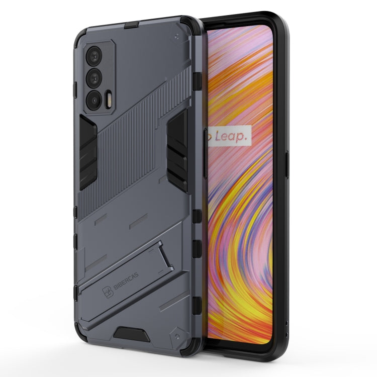 Punk Armor 2 in 1 PC + TPU Shockproof Case with Invisible Holder, For OPPO Reno5 Pro+, For Realme V15, For OPPO Realme C15, For OPPO Realme 7 Pro, For OPPO Realme 7, For OPPO Reno5 Pro, For OPPO Realme V15