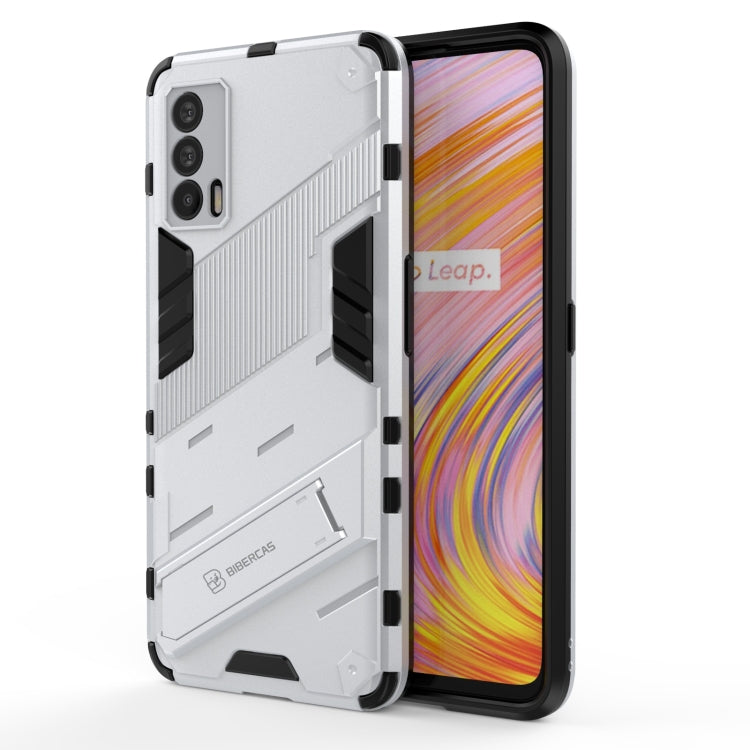 Punk Armor 2 in 1 PC + TPU Shockproof Case with Invisible Holder, For OPPO Reno5 Pro+, For Realme V15, For OPPO Realme C15, For OPPO Realme 7 Pro, For OPPO Realme 7, For OPPO Reno5 Pro, For OPPO Realme V15