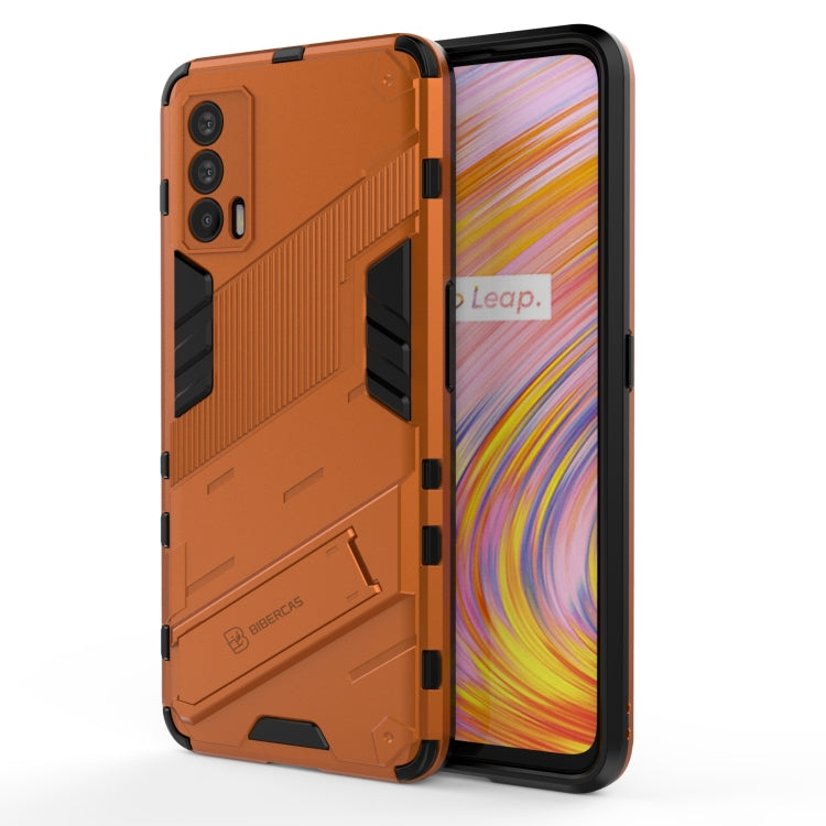 Punk Armor 2 in 1 PC + TPU Shockproof Case with Invisible Holder, For OPPO Reno5 Pro+, For Realme V15, For OPPO Realme C15, For OPPO Realme 7 Pro, For OPPO Realme 7, For OPPO Reno5 Pro, For OPPO Realme V15
