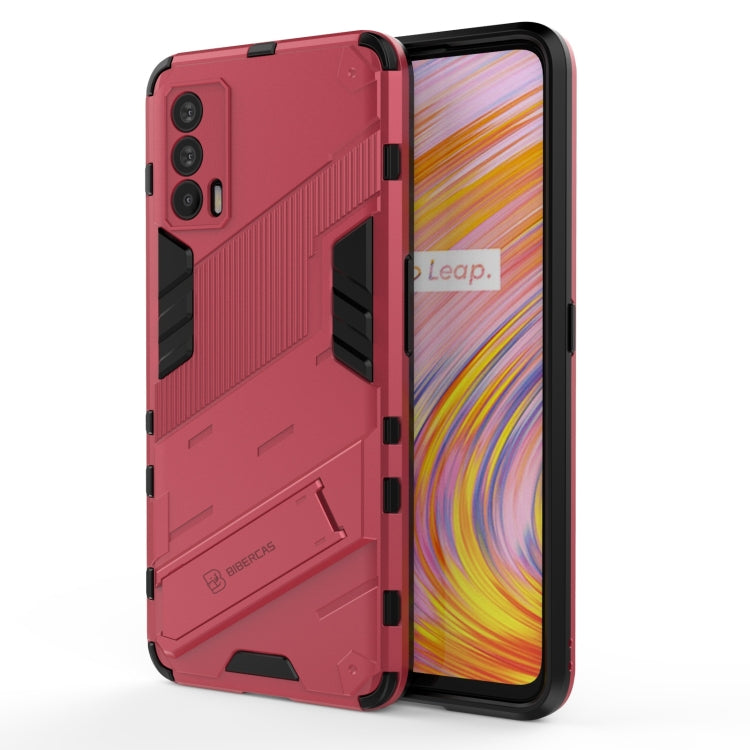 Punk Armor 2 in 1 PC + TPU Shockproof Case with Invisible Holder, For OPPO Reno5 Pro+, For Realme V15, For OPPO Realme C15, For OPPO Realme 7 Pro, For OPPO Realme 7, For OPPO Reno5 Pro, For OPPO Realme V15
