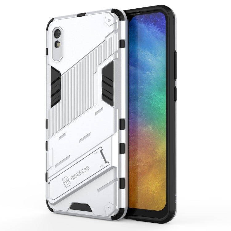 Punk Armor 2 in 1 PC + TPU Shockproof Case with Invisible Holder, For Xiaomi Redmi 9A, For Xiaomi Redmi 9, For Xiaomi Redmi Note 7, For Xiaomi Mi 10 Lite 5G, For Xiaomi Mi 10T Pro 5G, For Xiaomi Mi 11