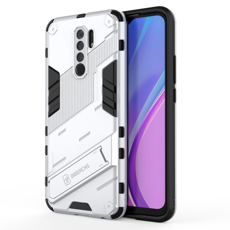 Punk Armor 2 in 1 PC + TPU Shockproof Case with Invisible Holder, For Xiaomi Redmi 9A, For Xiaomi Redmi 9, For Xiaomi Redmi Note 7, For Xiaomi Mi 10 Lite 5G, For Xiaomi Mi 10T Pro 5G, For Xiaomi Mi 11