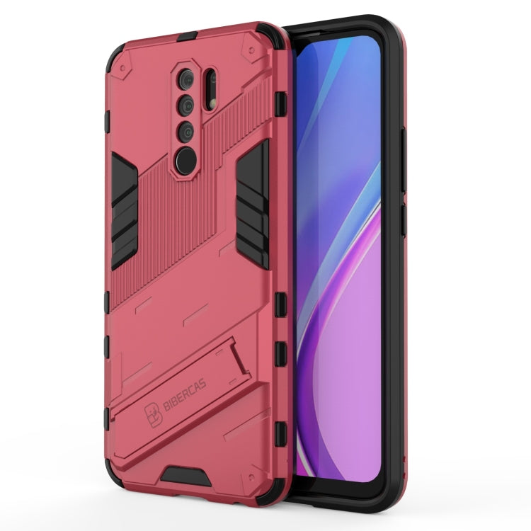 Punk Armor 2 in 1 PC + TPU Shockproof Case with Invisible Holder, For Xiaomi Redmi 9A, For Xiaomi Redmi 9, For Xiaomi Redmi Note 7, For Xiaomi Mi 10 Lite 5G, For Xiaomi Mi 10T Pro 5G, For Xiaomi Mi 11