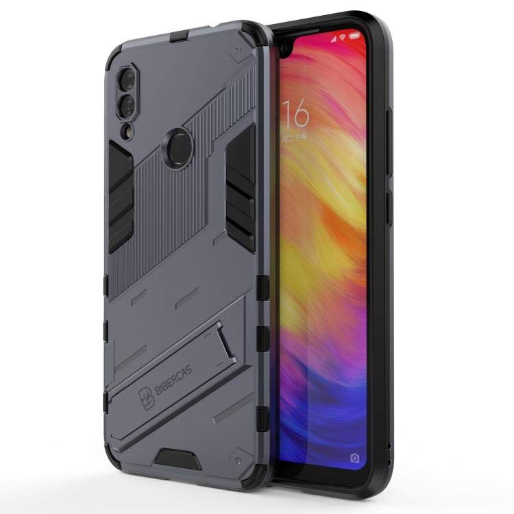 Punk Armor 2 in 1 PC + TPU Shockproof Case with Invisible Holder, For Xiaomi Redmi 9A, For Xiaomi Redmi 9, For Xiaomi Redmi Note 7, For Xiaomi Mi 10 Lite 5G, For Xiaomi Mi 10T Pro 5G, For Xiaomi Mi 11