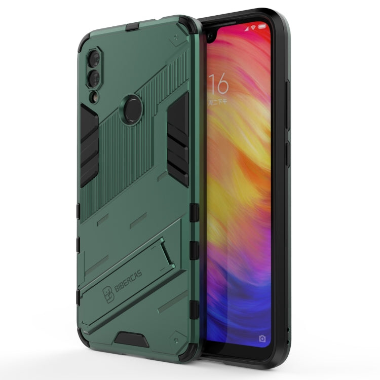Punk Armor 2 in 1 PC + TPU Shockproof Case with Invisible Holder, For Xiaomi Redmi 9A, For Xiaomi Redmi 9, For Xiaomi Redmi Note 7, For Xiaomi Mi 10 Lite 5G, For Xiaomi Mi 10T Pro 5G, For Xiaomi Mi 11