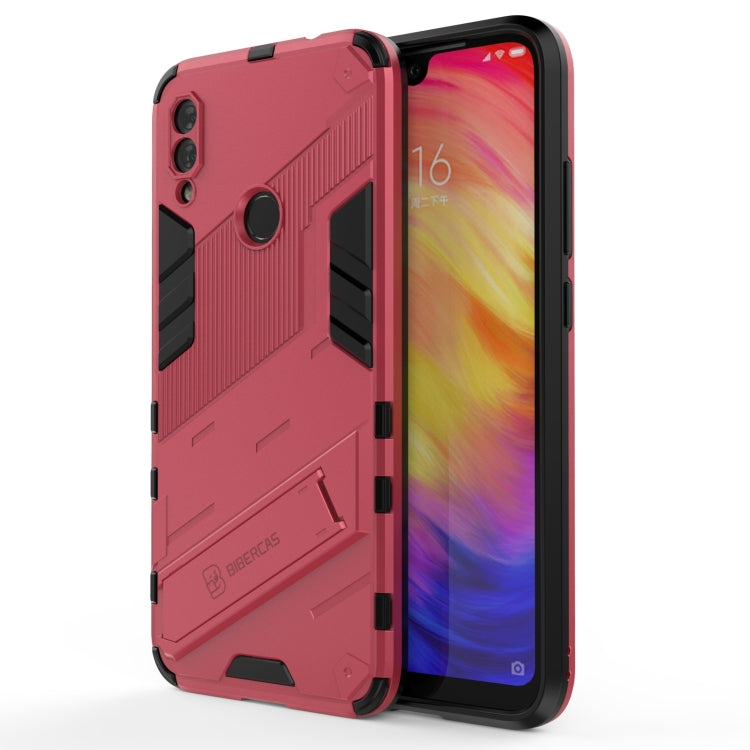 Punk Armor 2 in 1 PC + TPU Shockproof Case with Invisible Holder, For Xiaomi Redmi 9A, For Xiaomi Redmi 9, For Xiaomi Redmi Note 7, For Xiaomi Mi 10 Lite 5G, For Xiaomi Mi 10T Pro 5G, For Xiaomi Mi 11