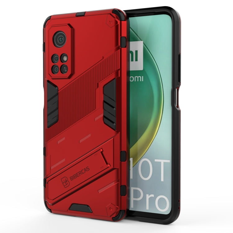 Punk Armor 2 in 1 PC + TPU Shockproof Case with Invisible Holder, For Xiaomi Redmi 9A, For Xiaomi Redmi 9, For Xiaomi Redmi Note 7, For Xiaomi Mi 10 Lite 5G, For Xiaomi Mi 10T Pro 5G, For Xiaomi Mi 11