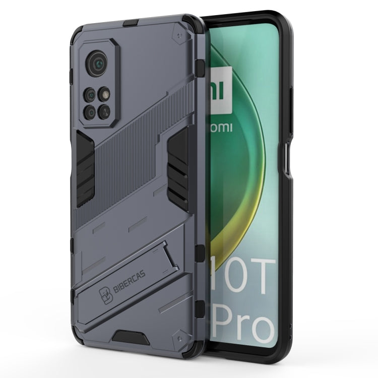 Punk Armor 2 in 1 PC + TPU Shockproof Case with Invisible Holder, For Xiaomi Redmi 9A, For Xiaomi Redmi 9, For Xiaomi Redmi Note 7, For Xiaomi Mi 10 Lite 5G, For Xiaomi Mi 10T Pro 5G, For Xiaomi Mi 11
