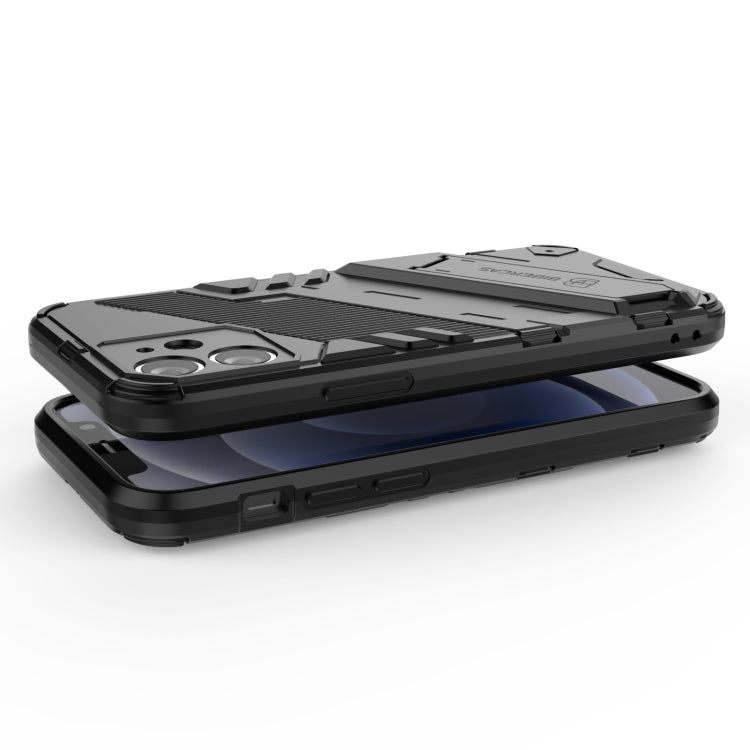 Punk Armor 2 in 1 PC + TPU Shockproof Case with Invisible Holder, For iPhone 12 mini, For iPhone 12, For iPhone 12 Pro, For iPhone 12 Pro Max, For iPhone 11 Pro, For iPhone 11