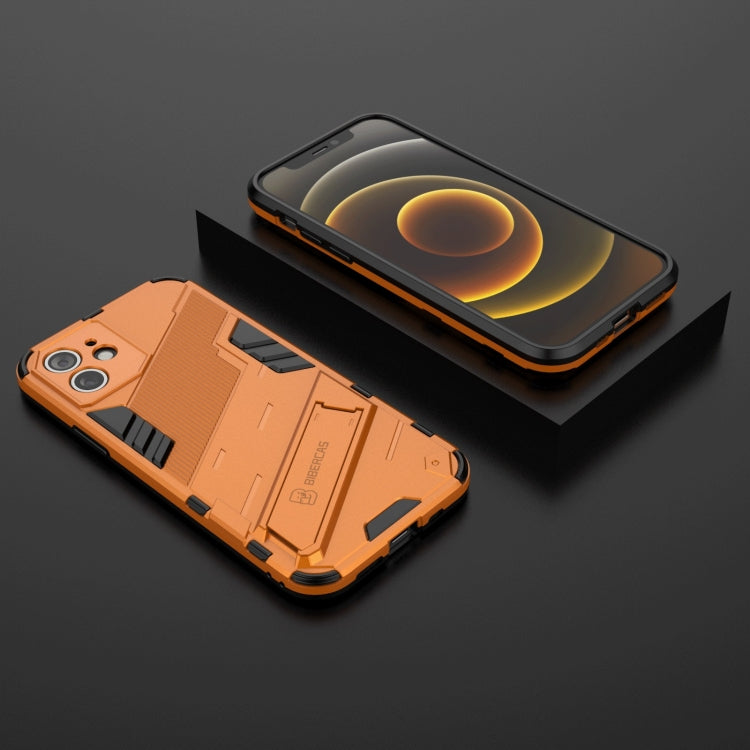 Punk Armor 2 in 1 PC + TPU Shockproof Case with Invisible Holder, For iPhone 12 mini, For iPhone 12, For iPhone 12 Pro, For iPhone 12 Pro Max, For iPhone 11 Pro, For iPhone 11