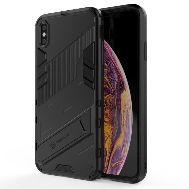 Punk Armor 2 in 1 PC + TPU Shockproof Case with Invisible Holder, For iPhone 11 Pro Max, For iPhone X / XS, For iPhone XR, For iPhone XS Max, For iPhone 6 & 6s, For iPhone 6 Plus & 6s  Plus