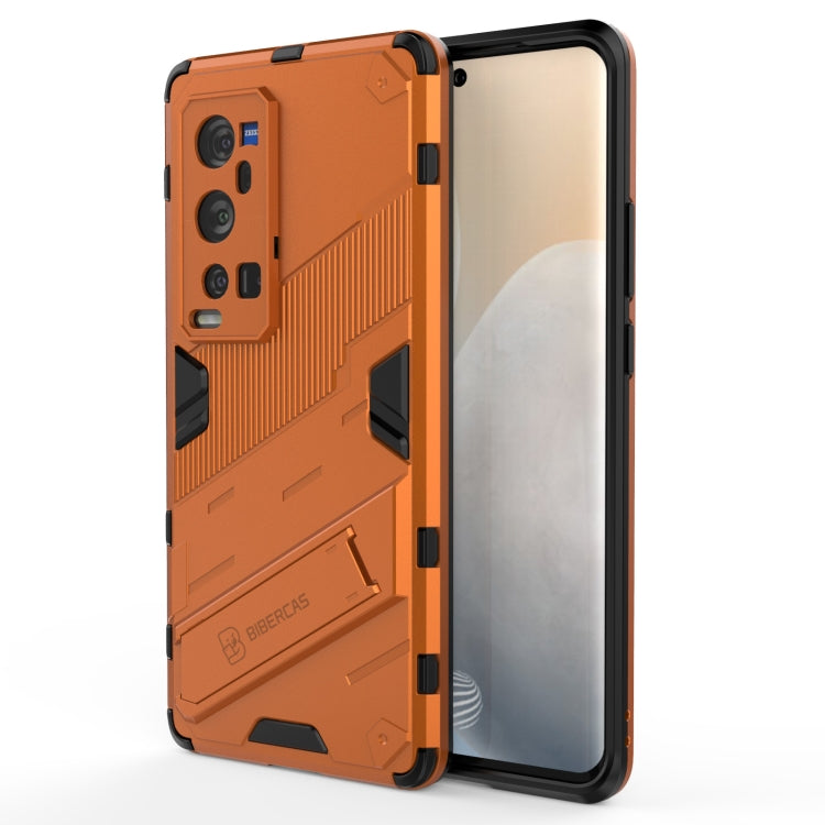Punk Armor 2 in 1 PC + TPU Shockproof Case with Invisible Holder, For vivo X60 5G, For vivo Y51(2020 Indian Version), For vivo X60 Pro Plus 5G