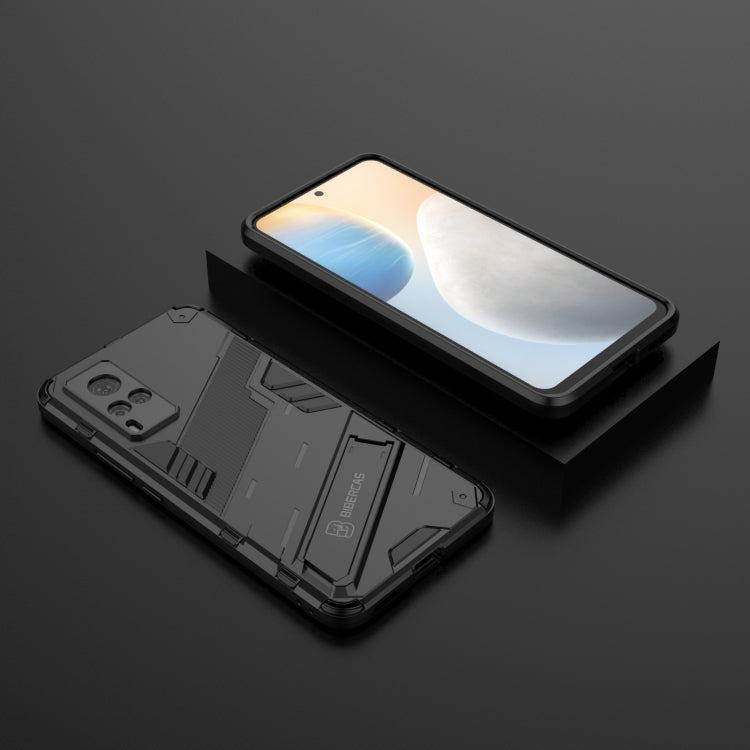 Punk Armor 2 in 1 PC + TPU Shockproof Case with Invisible Holder, For vivo X60 Pro, For vivo X60 Pro Plus 5G, For vivo X60 5G, For vivo Y51(2020 Indian Version)