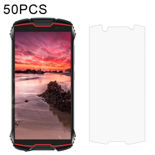 50 PCS 0.26mm 9H Surface Hardness 2.5D Explosion-proof Tempered Glass Non-full Screen Film, For Cubot KingKong Mini 2 (50 PCS), For Cubot KingKong Mini (50 PCS), For Blackview BV6600 (50 PCS), For Oukitel WP10, For Cubot C20 (50 PCS)
