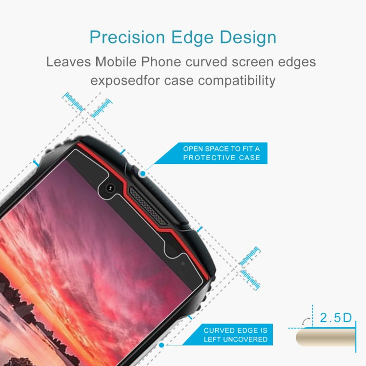 50 PCS 0.26mm 9H Surface Hardness 2.5D Explosion-proof Tempered Glass Non-full Screen Film, For Cubot KingKong Mini 2 (50 PCS), For Cubot KingKong Mini (50 PCS), For Blackview BV6600 (50 PCS), For Oukitel WP10, For Cubot C20 (50 PCS)