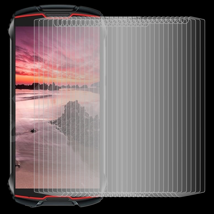 50 PCS 0.26mm 9H Surface Hardness 2.5D Explosion-proof Tempered Glass Non-full Screen Film, For Cubot KingKong Mini 2 (50 PCS), For Cubot KingKong Mini (50 PCS), For Blackview BV6600 (50 PCS), For Oukitel WP10, For Cubot C20 (50 PCS)