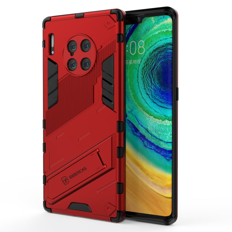 Punk Armor 2 in 1 PC + TPU Shockproof Case with Invisible Holder, For Huawei Mate 30, For Huawei Mate 30 Pro, For Huawei Mate 40 Pro, For Huawei Nova 8, For Honor V40, For Huawei Mate 40
