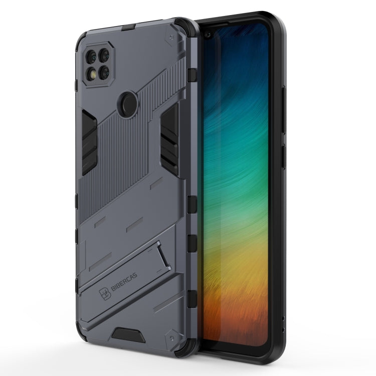 Punk Armor 2 in 1 PC + TPU Shockproof Case with Invisible Holder, For Xiaomi Redmi K30 Pro, For Xiaomi Redmi Note 9 4G, For Xiaomi Redmi 9C, For Xiaomi Redmi K40 / K40 Pro, For Xiaomi Redmi K30, For Xiaomi Redmi Note 9 5G