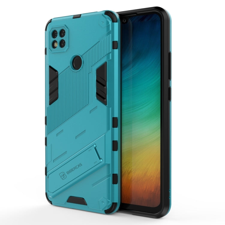 Punk Armor 2 in 1 PC + TPU Shockproof Case with Invisible Holder, For Xiaomi Redmi K30 Pro, For Xiaomi Redmi Note 9 4G, For Xiaomi Redmi 9C, For Xiaomi Redmi K40 / K40 Pro, For Xiaomi Redmi K30, For Xiaomi Redmi Note 9 5G