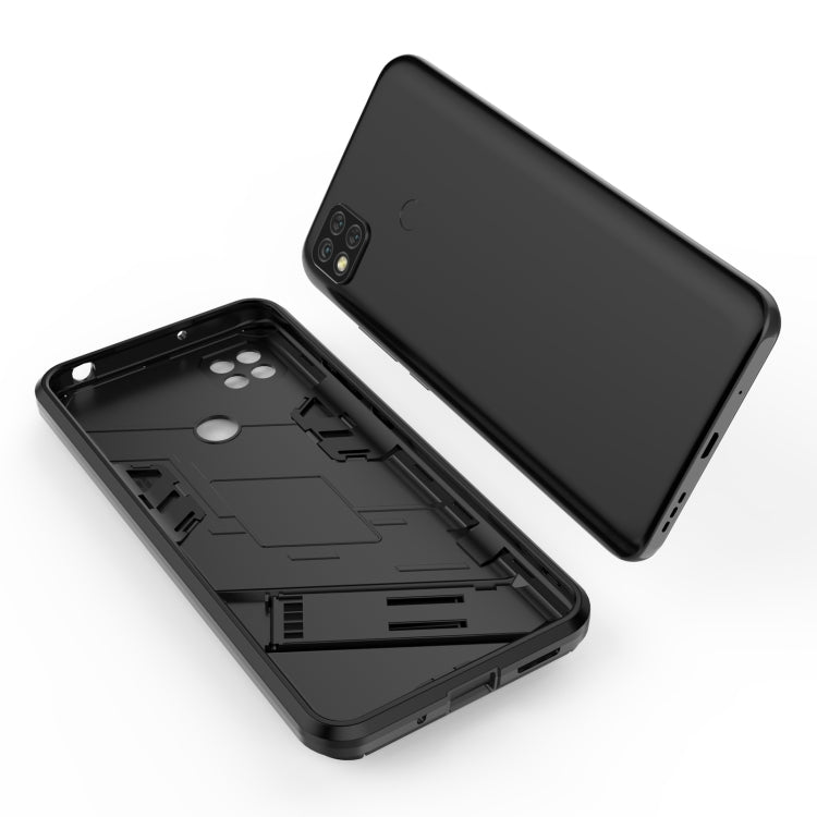 Punk Armor 2 in 1 PC + TPU Shockproof Case with Invisible Holder, For Xiaomi Redmi 9C, For Xiaomi Redmi K40 / K40 Pro