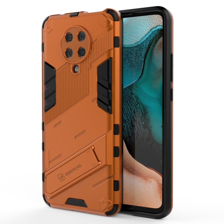 Punk Armor 2 in 1 PC + TPU Shockproof Case with Invisible Holder, For Xiaomi Redmi K30 Pro, For Xiaomi Redmi Note 9 4G, For Xiaomi Redmi 9C, For Xiaomi Redmi K40 / K40 Pro, For Xiaomi Redmi K30, For Xiaomi Redmi Note 9 5G