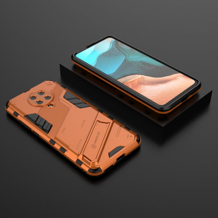 Punk Armor 2 in 1 PC + TPU Shockproof Case with Invisible Holder, For Xiaomi Redmi K30 Pro, For Xiaomi Redmi Note 9 4G, For Xiaomi Redmi 9C, For Xiaomi Redmi K40 / K40 Pro, For Xiaomi Redmi K30, For Xiaomi Redmi Note 9 5G
