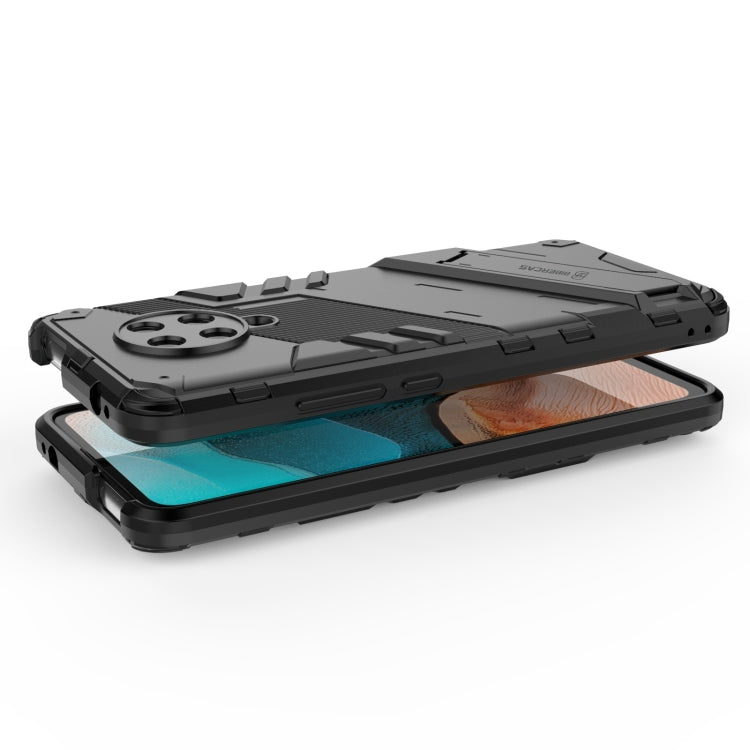 Punk Armor 2 in 1 PC + TPU Shockproof Case with Invisible Holder, For Xiaomi Redmi K30 Pro, For Xiaomi Redmi Note 9 4G, For Xiaomi Redmi 9C, For Xiaomi Redmi K40 / K40 Pro, For Xiaomi Redmi K30, For Xiaomi Redmi Note 9 5G