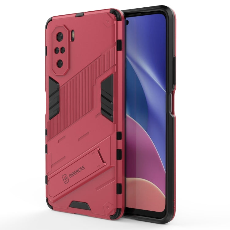 Punk Armor 2 in 1 PC + TPU Shockproof Case with Invisible Holder, For Xiaomi Redmi K40 / K40 Pro, For Xiaomi Redmi K30
