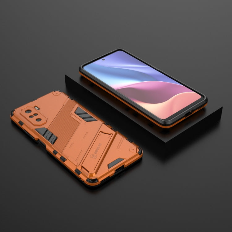 Punk Armor 2 in 1 PC + TPU Shockproof Case with Invisible Holder, For Xiaomi Redmi K40 / K40 Pro, For Xiaomi Redmi K30
