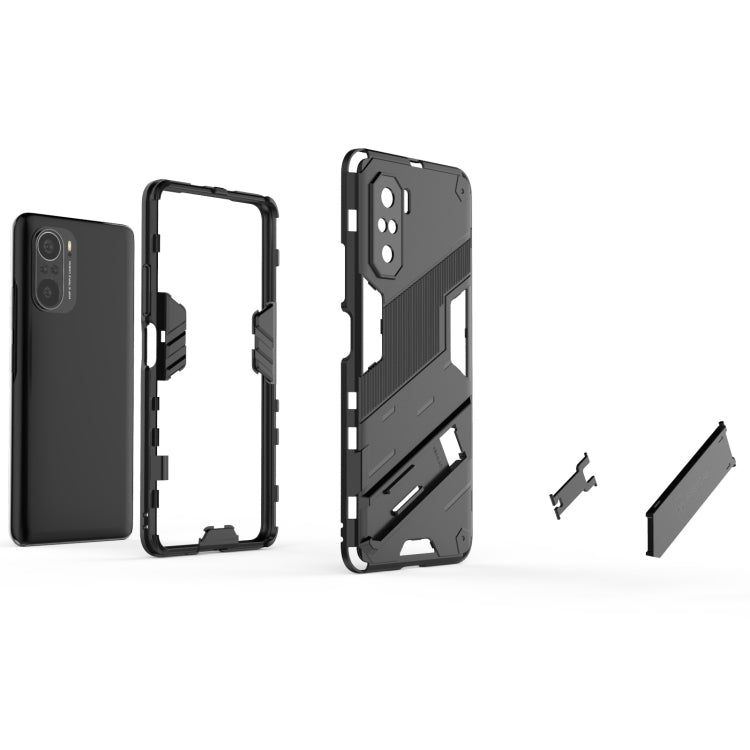 Punk Armor 2 in 1 PC + TPU Shockproof Case with Invisible Holder, For Xiaomi Redmi K40 / K40 Pro, For Xiaomi Redmi K30