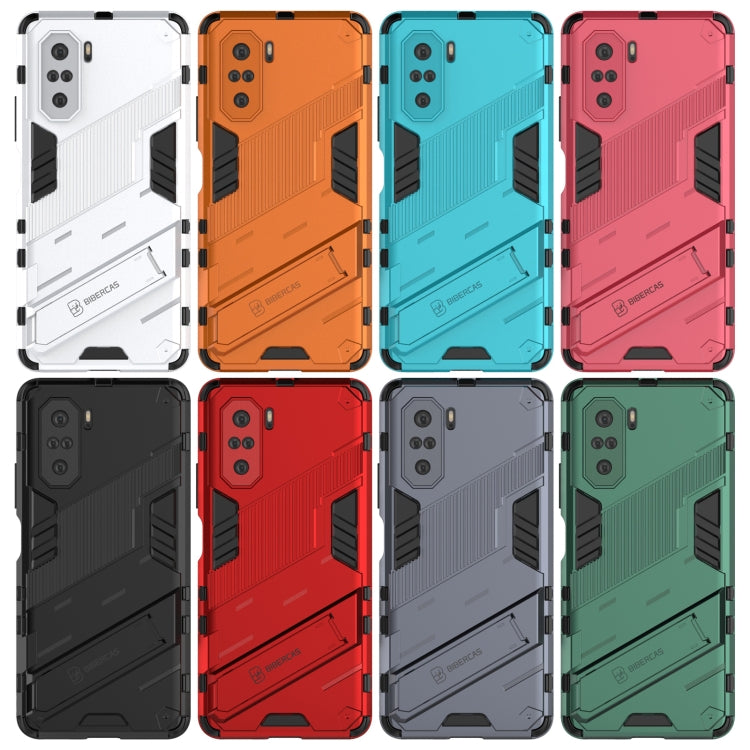 Punk Armor 2 in 1 PC + TPU Shockproof Case with Invisible Holder, For Xiaomi Redmi K40 / K40 Pro, For Xiaomi Redmi K30