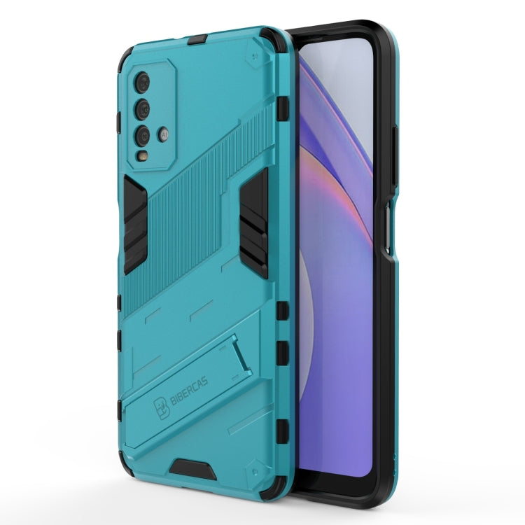 Punk Armor 2 in 1 PC + TPU Shockproof Case with Invisible Holder, For Xiaomi Redmi K30 Pro, For Xiaomi Redmi Note 9 4G, For Xiaomi Redmi 9C, For Xiaomi Redmi K40 / K40 Pro, For Xiaomi Redmi K30, For Xiaomi Redmi Note 9 5G