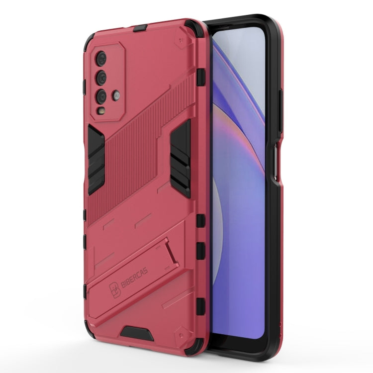 Punk Armor 2 in 1 PC + TPU Shockproof Case with Invisible Holder, For Xiaomi Redmi K30 Pro, For Xiaomi Redmi Note 9 4G, For Xiaomi Redmi 9C, For Xiaomi Redmi K40 / K40 Pro, For Xiaomi Redmi K30, For Xiaomi Redmi Note 9 5G
